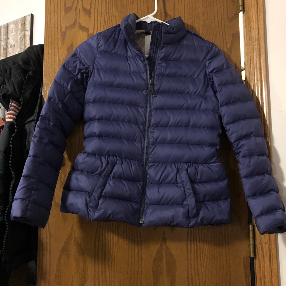Auth Girl’s Burberry puffer jacket 12YRS Navy Blue